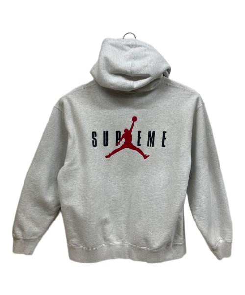 NIKE（ナイキ）NIKE (ナイキ) Supreme (シュプリーム) Hooded Sweatshirt ライトグレー サイズ:XLの古着・服飾アイテム