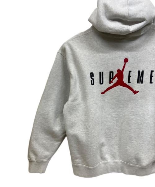 NIKE（ナイキ）NIKE (ナイキ) Supreme (シュプリーム) Hooded Sweatshirt ライトグレー サイズ:XLの古着・服飾アイテム