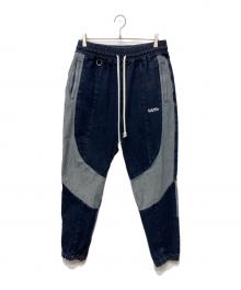 SAPEur（サプール）の古着「デニムトラックパンツ」｜インディゴ