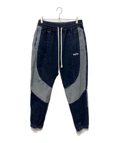 SAPEur（サプール）SAPEur (サプール) デニムトラックパンツ インディゴ サイズ:XXLの古着・服飾アイテム