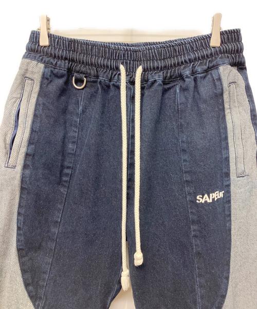 SAPEur（サプール）SAPEur (サプール) デニムトラックパンツ インディゴ サイズ:XXLの古着・服飾アイテム