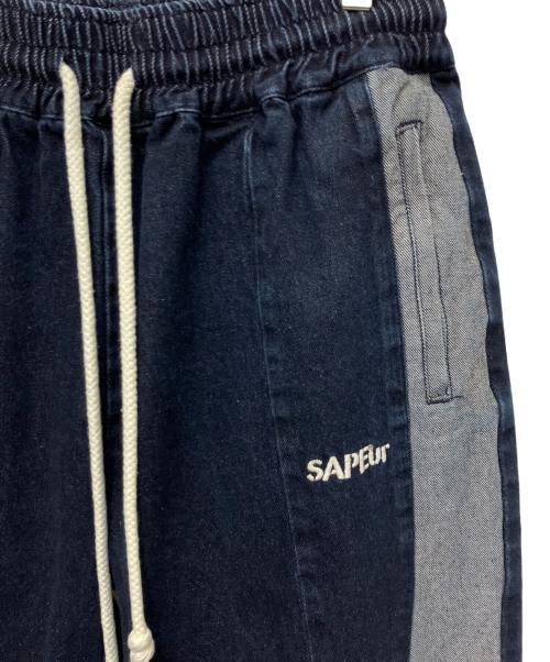 SAPEur（サプール）SAPEur (サプール) デニムトラックパンツ インディゴ サイズ:XXLの古着・服飾アイテム