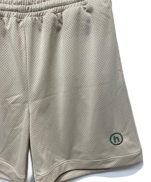 HIDDEN（ヒドゥン）HIDDEN (ヒドゥン) メッシュショートパンツ ベージュ サイズ:XLの古着・服飾アイテム