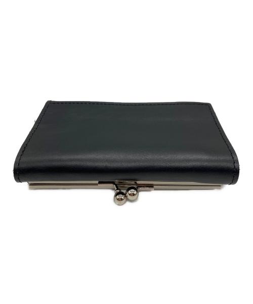 Y's（ワイズ）Y's (ワイズ) がま口3つ折り財布 ブラックの古着・服飾アイテム