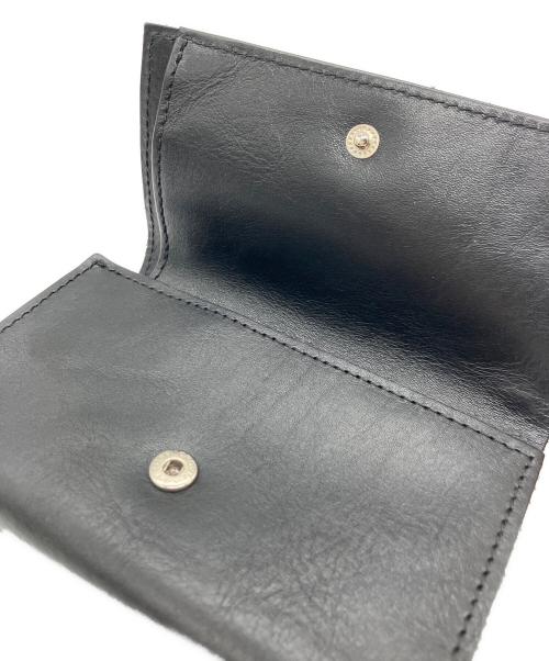 Y's（ワイズ）Y's (ワイズ) がま口3つ折り財布 ブラックの古着・服飾アイテム