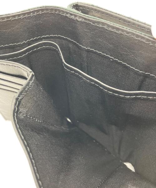 Y's（ワイズ）Y's (ワイズ) がま口3つ折り財布 ブラックの古着・服飾アイテム