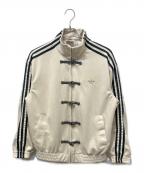adidasアディダス）の古着「トラックジャケット」｜ベージュ
