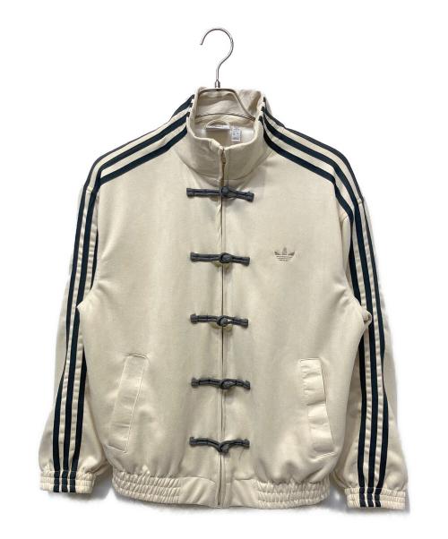 adidas（アディダス）adidas (アディダス) トラックジャケット ベージュ サイズ:Sの古着・服飾アイテム