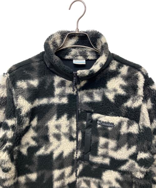 Columbia（コロンビア）Columbia (コロンビア) フリースジャケット ブラック×ホワイト サイズ:Sの古着・服飾アイテム