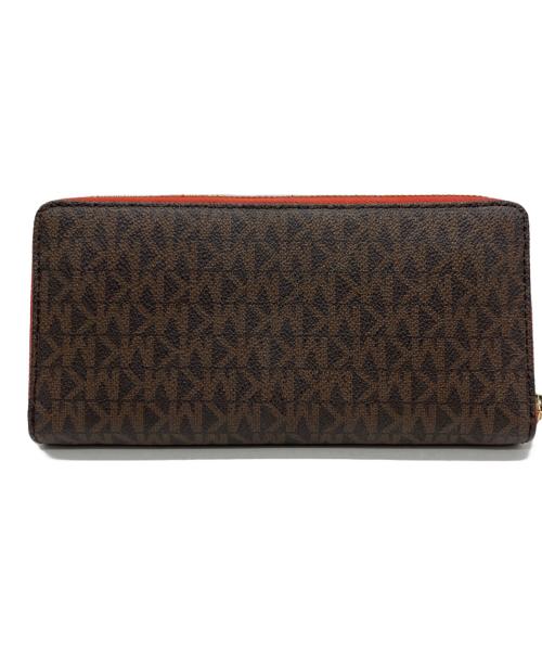 MICHAEL KORS（マイケル・コース）MICHAEL KORS (マイケル・コース) 長財布 ブラウンの古着・服飾アイテム