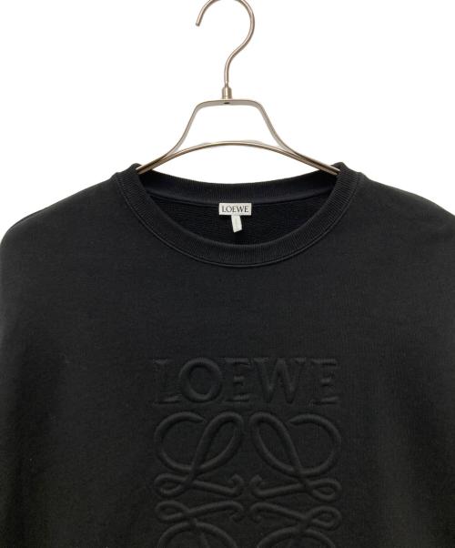 LOEWE（ロエベ）LOEWE (ロエベ) Relaxed Fit Sweatshirt In Cotton ブラック サイズ:Mの古着・服飾アイテム