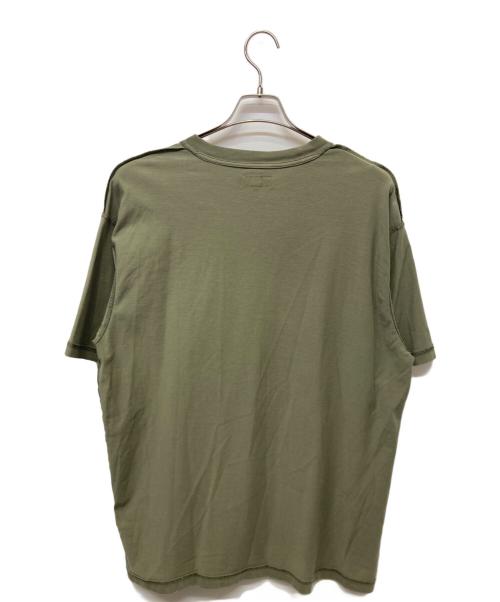 stussy（ステューシー）stussy (ステューシー) 半袖Tシャツ カーキ サイズ:Lの古着・服飾アイテム