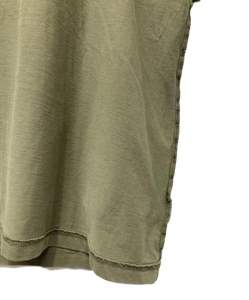 stussy（ステューシー）stussy (ステューシー) 半袖Tシャツ カーキ サイズ:Lの古着・服飾アイテム
