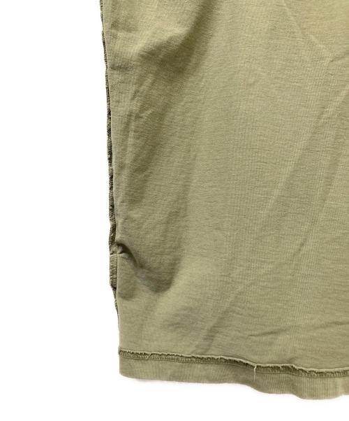 stussy（ステューシー）stussy (ステューシー) 半袖Tシャツ カーキ サイズ:Lの古着・服飾アイテム