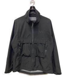 Abu Garcia（アブガルシア）の古着「3レイヤーウォータープルーフスタンドジャケット」｜ブラック