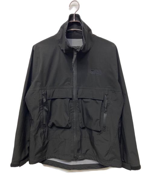 Abu Garcia（アブガルシア）Abu Garcia (アブガルシア) 3レイヤーウォータープルーフスタンドジャケット ブラック サイズ:Lの古着・服飾アイテム