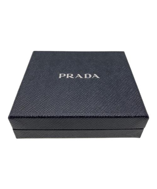 PRADA（プラダ）PRADA (プラダ) 2つ折り財布 ブラックの古着・服飾アイテム