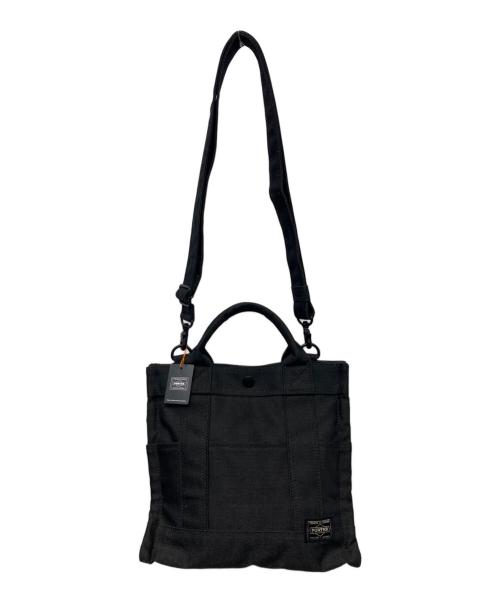 PORTER（ポーター）PORTER (ポーター) ２WAYトートバッグ ブラック 未使用品の古着・服飾アイテム