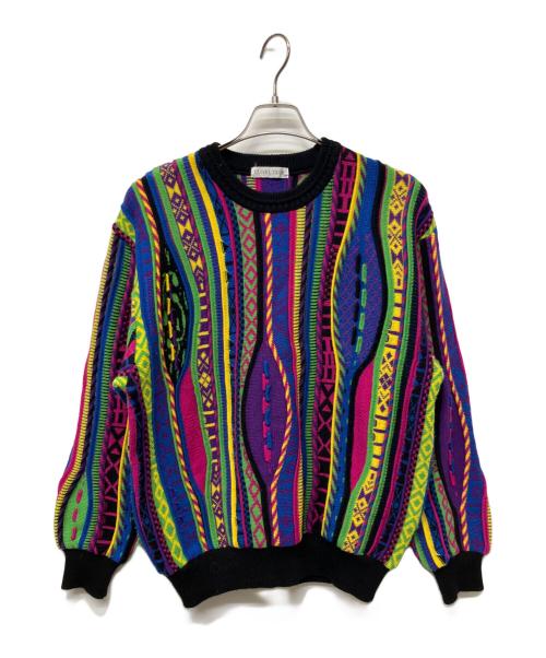 LUNEL CLUB（リュネルクラブ）lunel club (リュネルクラブ) 厚手ニット マルチカラー サイズ:Mの古着・服飾アイテム