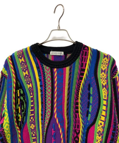 LUNEL CLUB（リュネルクラブ）lunel club (リュネルクラブ) 厚手ニット マルチカラー サイズ:Mの古着・服飾アイテム