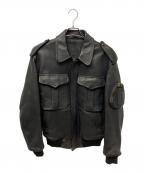 MEN'S BIGIメンズビギ）の古着「レザージャケット」｜ブラック