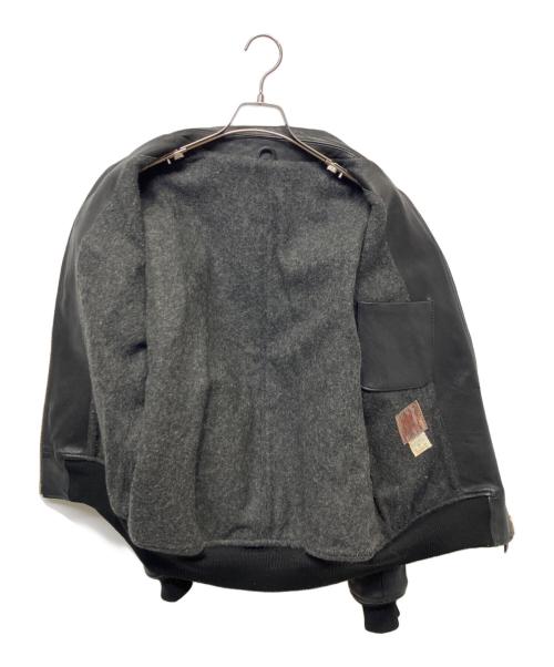 MEN'S BIGI（メンズビギ）MEN'S BIGI (メンズビギ) レザージャケット ブラック サイズ:Lの古着・服飾アイテム