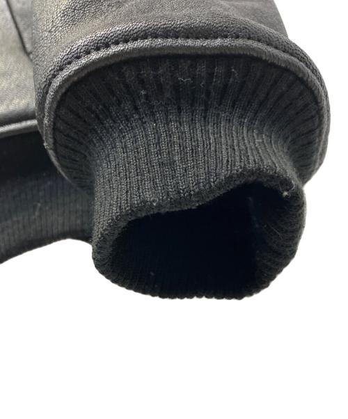 MEN'S BIGI（メンズビギ）MEN'S BIGI (メンズビギ) レザージャケット ブラック サイズ:Lの古着・服飾アイテム