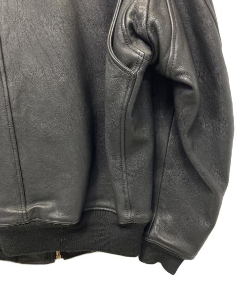 MEN'S BIGI（メンズビギ）MEN'S BIGI (メンズビギ) レザージャケット ブラック サイズ:Lの古着・服飾アイテム
