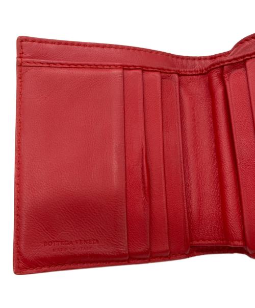 BOTTEGA VENETA（ボッテガベネタ）BOTTEGA VENETA (ボッテガベネタ) 2つ折り財布 レッドの古着・服飾アイテム