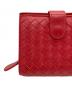 BOTTEGA VENETA (ボッテガベネタ) 2つ折り財布 レッド：15000円