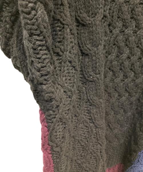 FORSOMEONE（フォーサムワン）FORSOMEONE (フォーサムワン) CB ARAN KNIT 2.0 ブラック サイズ:46の古着・服飾アイテム