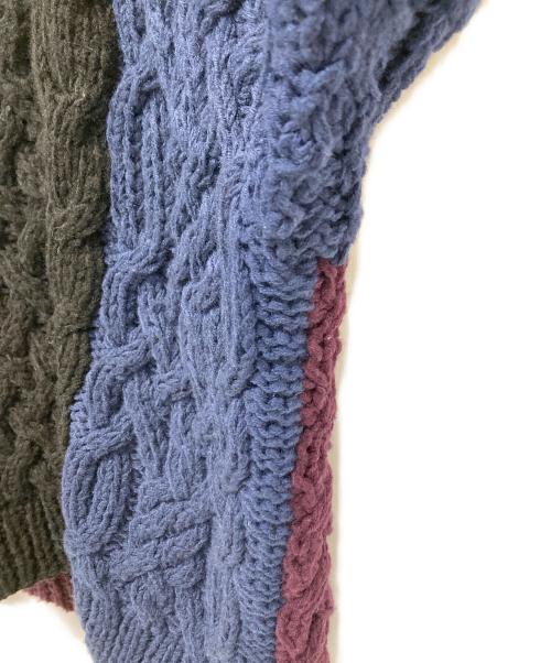 FORSOMEONE（フォーサムワン）FORSOMEONE (フォーサムワン) CB ARAN KNIT 2.0 ブラック サイズ:46の古着・服飾アイテム