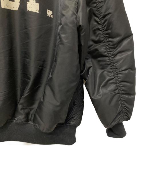 UNPRECEDENTED（アンプレシデンティッド）UNPRECEDENTED (アンプレシデンティッド) MA-1ジャケット ブラック サイズ:Freeの古着・服飾アイテム