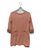 BURBERRY BLUE LABELバーバリー ブルー レーベル）の古着「半袖ワンピース」｜ピンク