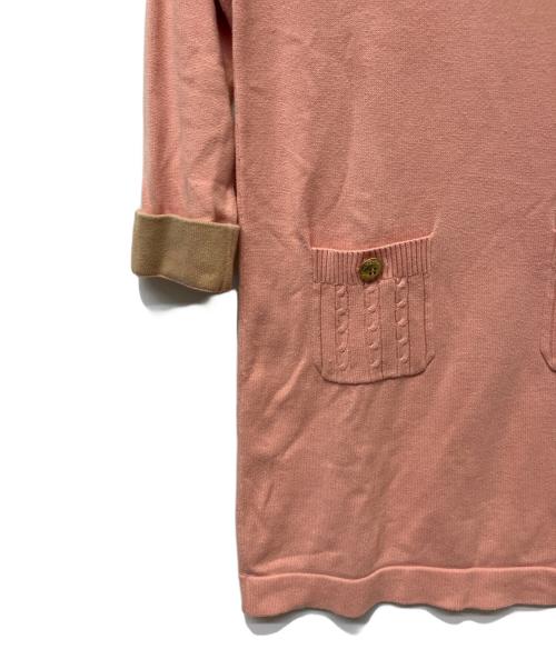 BURBERRY BLUE LABEL（バーバリー ブルー レーベル）BURBERRY BLUE LABEL (バーバリー ブルー レーベル) 半袖ワンピース ピンク サイズ:38の古着・服飾アイテム