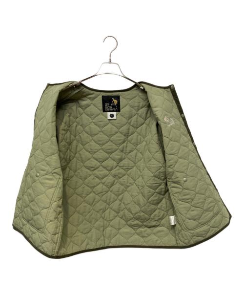 go slow caravan（ゴースローキャラバン）go slow caravan (ゴースローキャラバン) キルティングジャケット グリーン サイズ:1の古着・服飾アイテム