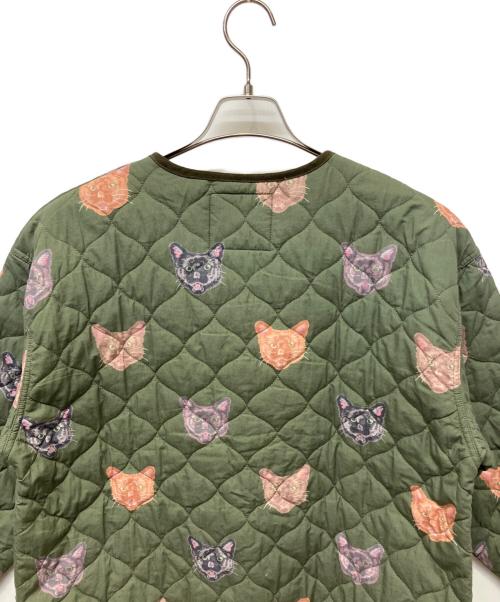 go slow caravan（ゴースローキャラバン）go slow caravan (ゴースローキャラバン) キルティングジャケット グリーン サイズ:1の古着・服飾アイテム