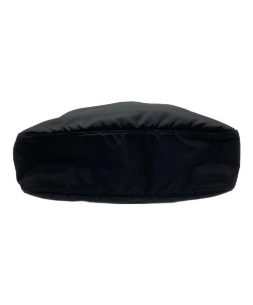 PRADA（プラダ）PRADA (プラダ) Re-Nylonサフィアーノレザーショルダーバッグ ブラックの古着・服飾アイテム