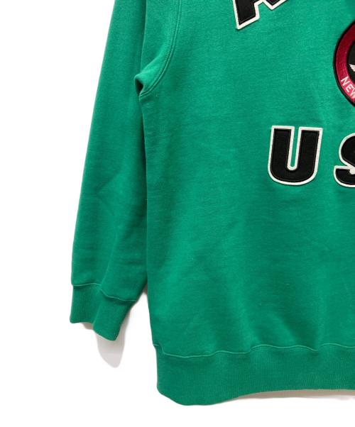 AVIREX（アヴィレックス）AVIREX (アヴィレックス) ジップパーカー グリーン サイズ:2XLの古着・服飾アイテム
