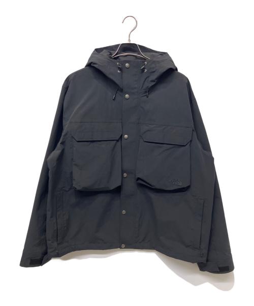 THE NORTH FACE（ザ ノース フェイス）THE NORTH FACE (ザ ノース フェイス) カーゴポケット フルジップ レインジャケット ブラック サイズ:XLの古着・服飾アイテム