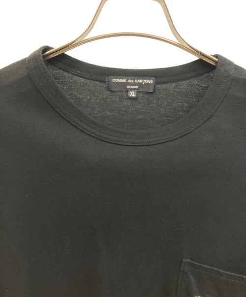 COMME des GARCONS HOMME（コムデギャルソン オム）COMME des GARCONS HOMME (コムデギャルソン オム) 長袖カットソー ブラック サイズ:ＸＬの古着・服飾アイテム