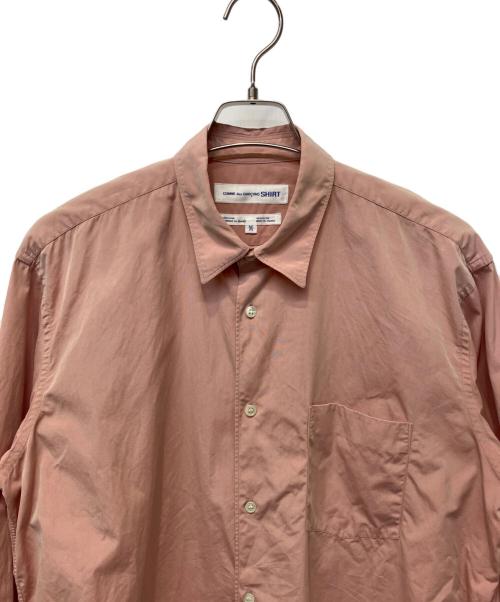 COMME des GARCONS SHIRT（コムデギャルソンシャツ）COMME des GARCONS SHIRT (コムデギャルソンシャツ) 長袖シャツ ピンク サイズ:Mの古着・服飾アイテム