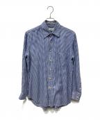 45rpm45アールピーエム）の古着「長袖シャツ」｜ブルー×ホワイト