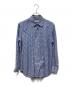 45rpm（45アールピーエム）の古着「長袖シャツ」｜ブルー×ホワイト