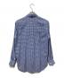 中古・古着 45rpm (45アールピーエム) 長袖シャツ ブルー×ホワイト サイズ:L：7000円