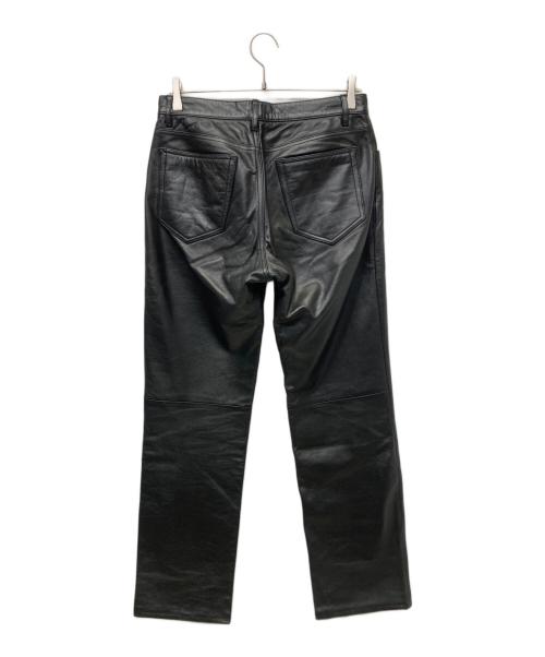 Calvin Klein（カルバンクライン）Calvin Klein (カルバンクライン) レザーパンツ ブラック サイズ:W31の古着・服飾アイテム