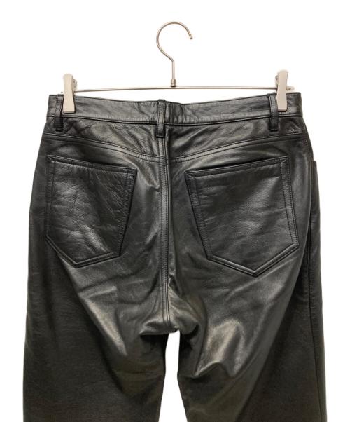 Calvin Klein（カルバンクライン）Calvin Klein (カルバンクライン) レザーパンツ ブラック サイズ:W31の古着・服飾アイテム