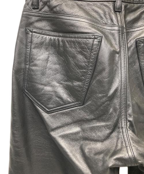 Calvin Klein（カルバンクライン）Calvin Klein (カルバンクライン) レザーパンツ ブラック サイズ:W31の古着・服飾アイテム