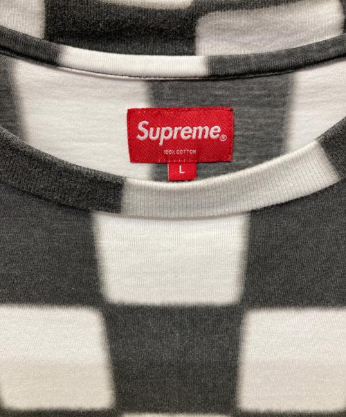 SUPREME（シュプリーム）Supreme (シュプリーム) 半袖Tシャツ ホワイト×ブラック サイズ:Lの古着・服飾アイテム