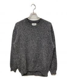 PORT BY ARK（ポートバイアーク）の古着「厚手ニット」｜ブラック×ホワイト